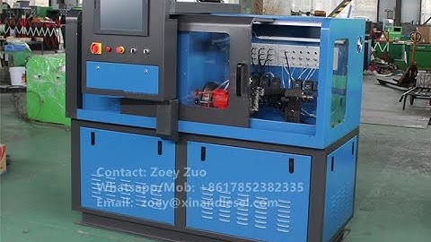 CR926 Common rail test bench CAT320D pump test