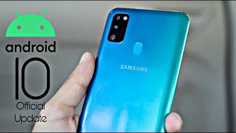 Samsung Galaxy M30s Official Android 10 Update