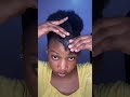 Cute hairstyle for natural 4c hair #4chair #hairtutorial #naturalhair #hairstyles #blackhair #hair