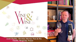 Дегустация вина Christian Moreau Pere & Fils, 2018 Chablis, Chablis, Burgundy, France