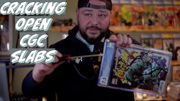 How to crack open a CGC comic book Slab