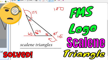 Solved! Create a Scalene Triangle in FMS Logo #programming #math