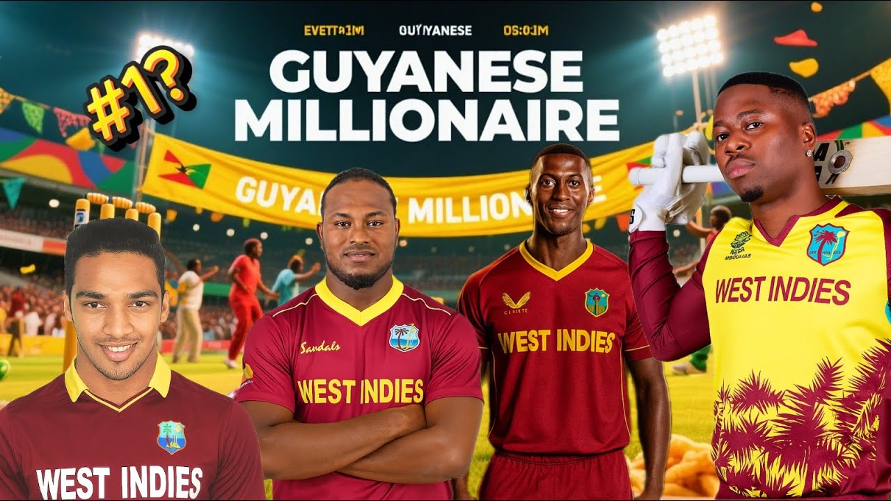 Guyana’s Next Millionaire Cricketers 2025 💰 | Net Worth, Salaries & Luxury Lifestyle