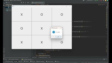 2 player Tic-Tac-Toe using python and tkinter