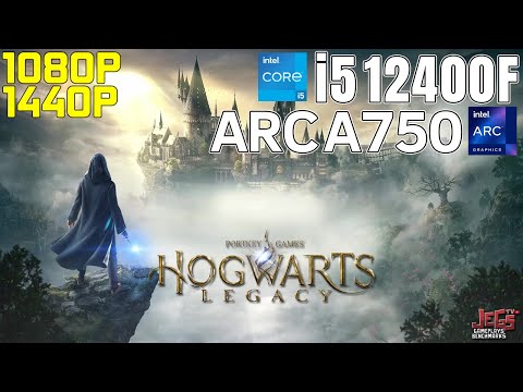 Hogwarts Legacy | i5 12400F + ARC A750 | 1080p, 1440p benchmarks!