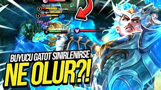 FULL BÜYÜ GÜCÜ YÜKLÜ GATOTKACA İLE HERKESE TEK! & SİNİRLENİNCE AYRI BİR HASARI VAR! | Mobile Legends