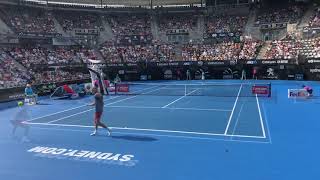 Stefanos Tsitsipas (1) vs Guido Andreozzi (LL) Court Level View