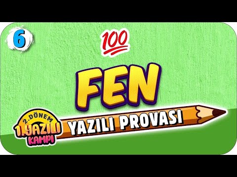 6. Sınıf Fen 2.Dönem 1.Yazılıya Hazırlık | 2022 📝