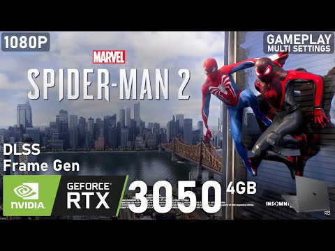 Marvel's Spider-Man 2 | RTX 3050 Laptop | 5600H | 2x8GB | Gameplay Multi Settings