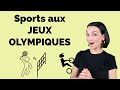 Les sports peu connus aux jeux olympiques