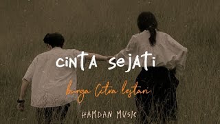 cinta sejati - bunga Citra lestari ( lagu lirik ) || 🎵🎶 Hamdan music