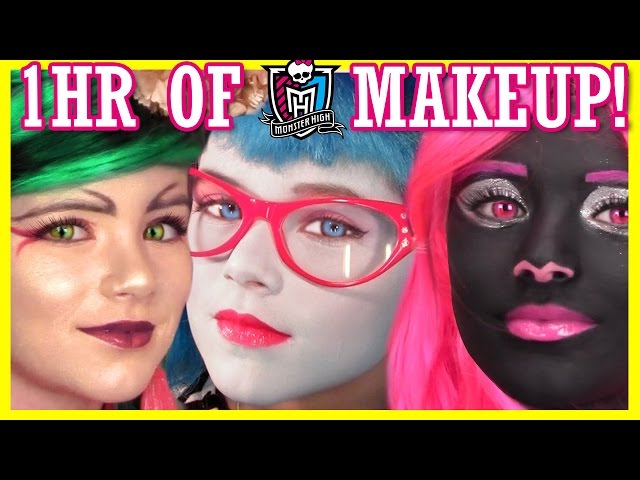 1 Hour Of Monster High Doll Makeup