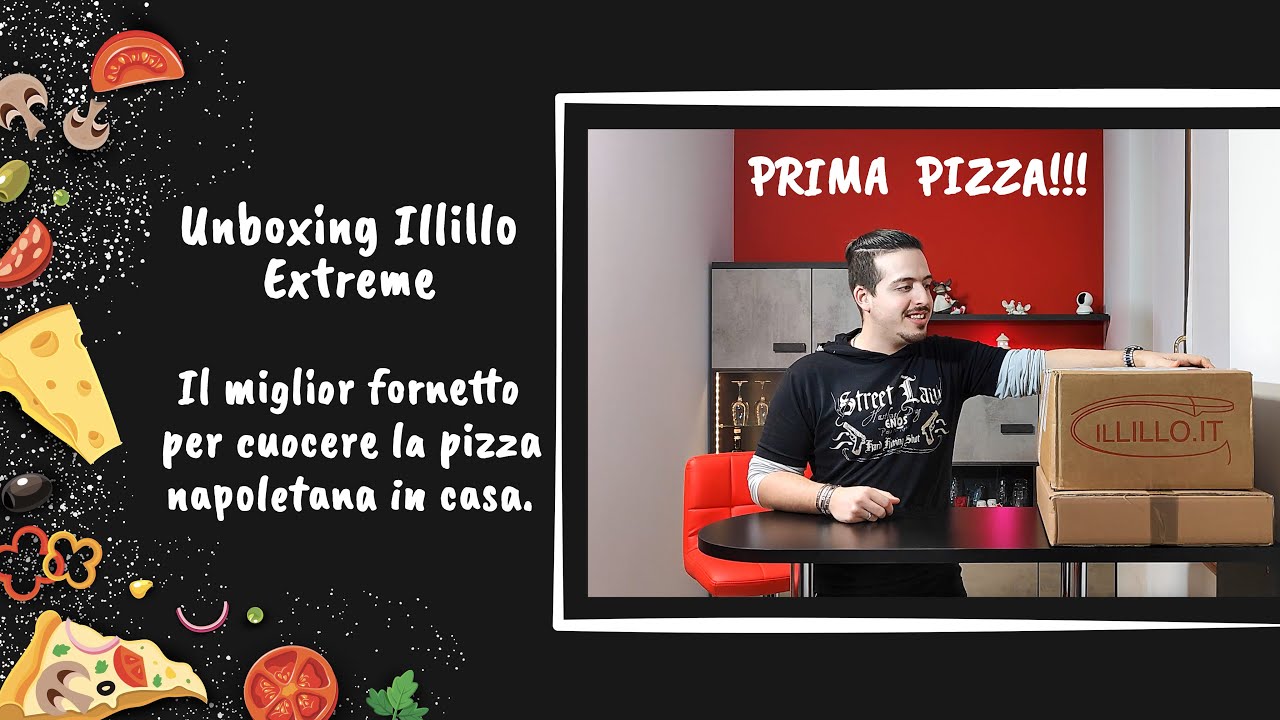 Unboxing Illillo Extreme🤩 The best dome oven for homemade cooking  neapolitan pizza 🔥 First test 🍕 