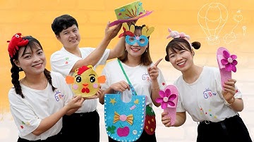 Lớp Học Vui Nhộn – Sáng Tạo Các Đồ Vật Từ Giấy Xốp ❤ BIBI TV ❤