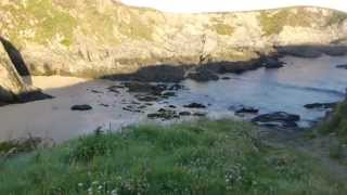 Valdoviño (A Coruña): Playa de los curas al detalle.