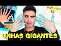 MAKE COM UNHAS GIGANTES! DESAFIO TERRÍVEL 😭| Victor Nogueira