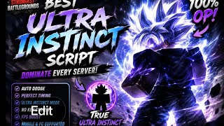 TSB Ultra Instinct Script Showcase (INSANE)
