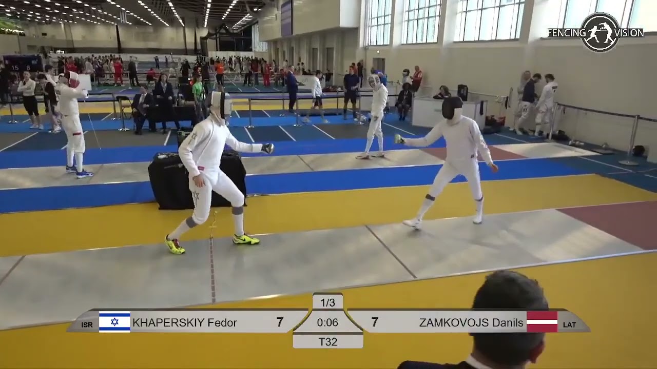 2025 U23 European Championships KHAPERSKIY Fedor vs ZAMKOVOSS Danils