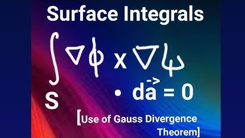 Gauss Divergence Theorem Examples| Surface Integral  #surfaceintegral #gausstheorem #vectorcalculus