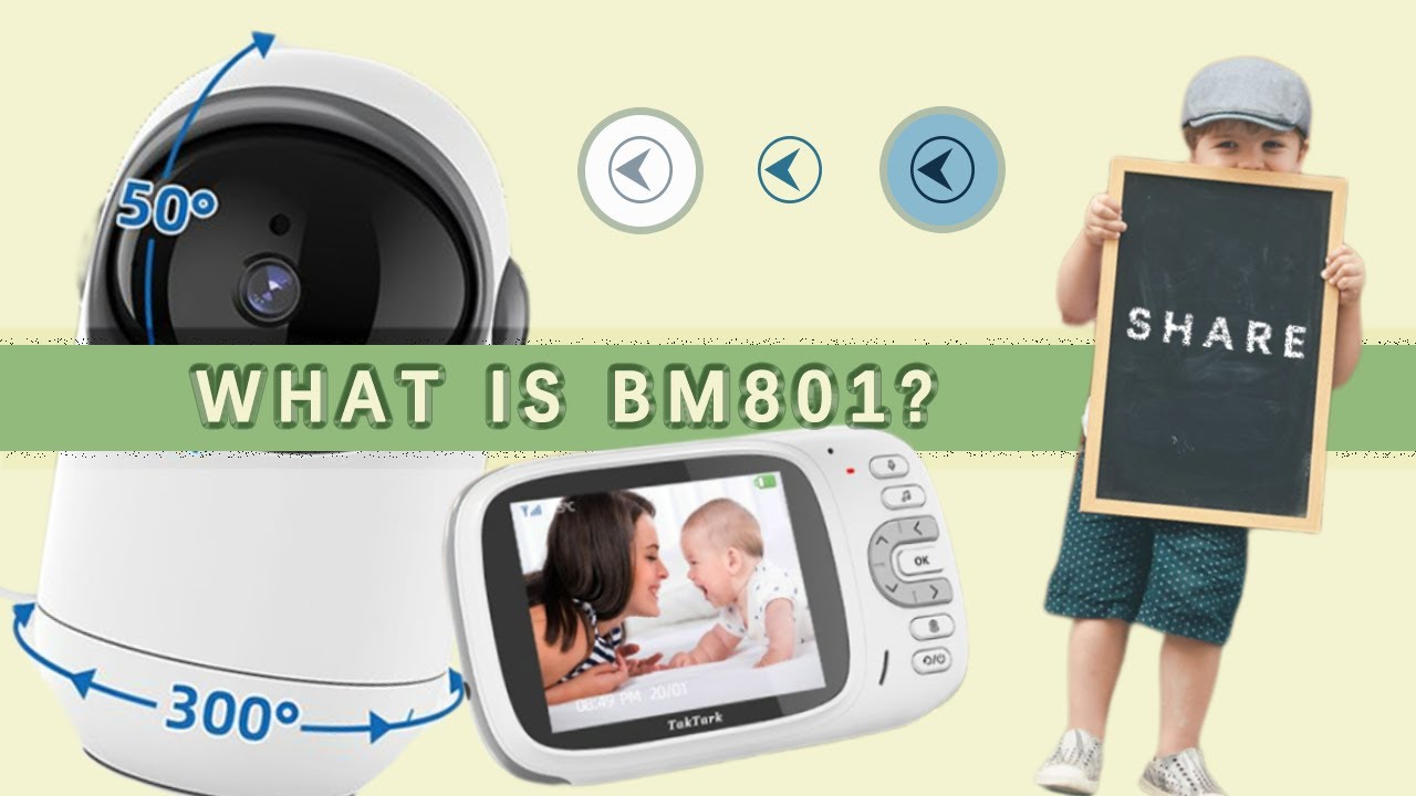 The BEST Budget Baby Monitor Under 100? TakTark BM802 Video Baby
