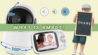 The BEST Budget Baby Monitor Under $100? | TakTark BM802 Video Baby Monitor Unboxing screenshot 3