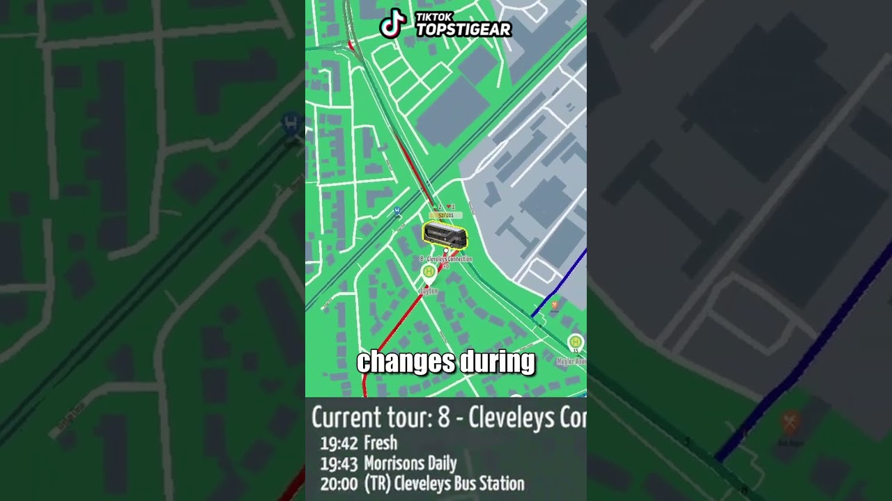 Транспорт в Блэкпуле | Маршрут № 8 (с 29 марта 2026 г.) 