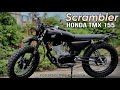 Honda tmx 155 scramblerbuild  iron macchina customs