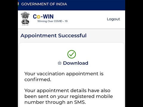 Covid-19 vaccination registration process in India through the CoWIN portal (mobile edition)