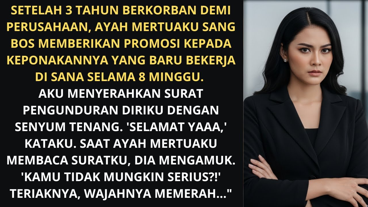 AKU MEMUTUSKAN RESIGN DARI PERUSAHAAN AYAH MERTUA KARENA LEBIH MEMILIH 