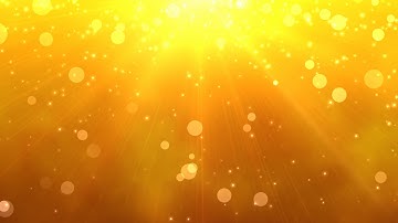 Bright Yellow Shine Particles | Free Animation Loop Background
