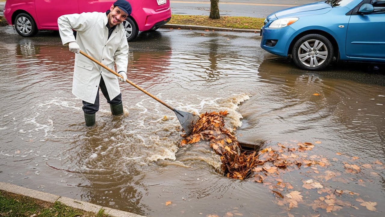 The Most Extreme Drain Cleaning Solves a Massive Street Flood! - YouTube