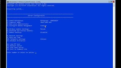 How to UPDATE a 2016 Core Server.
