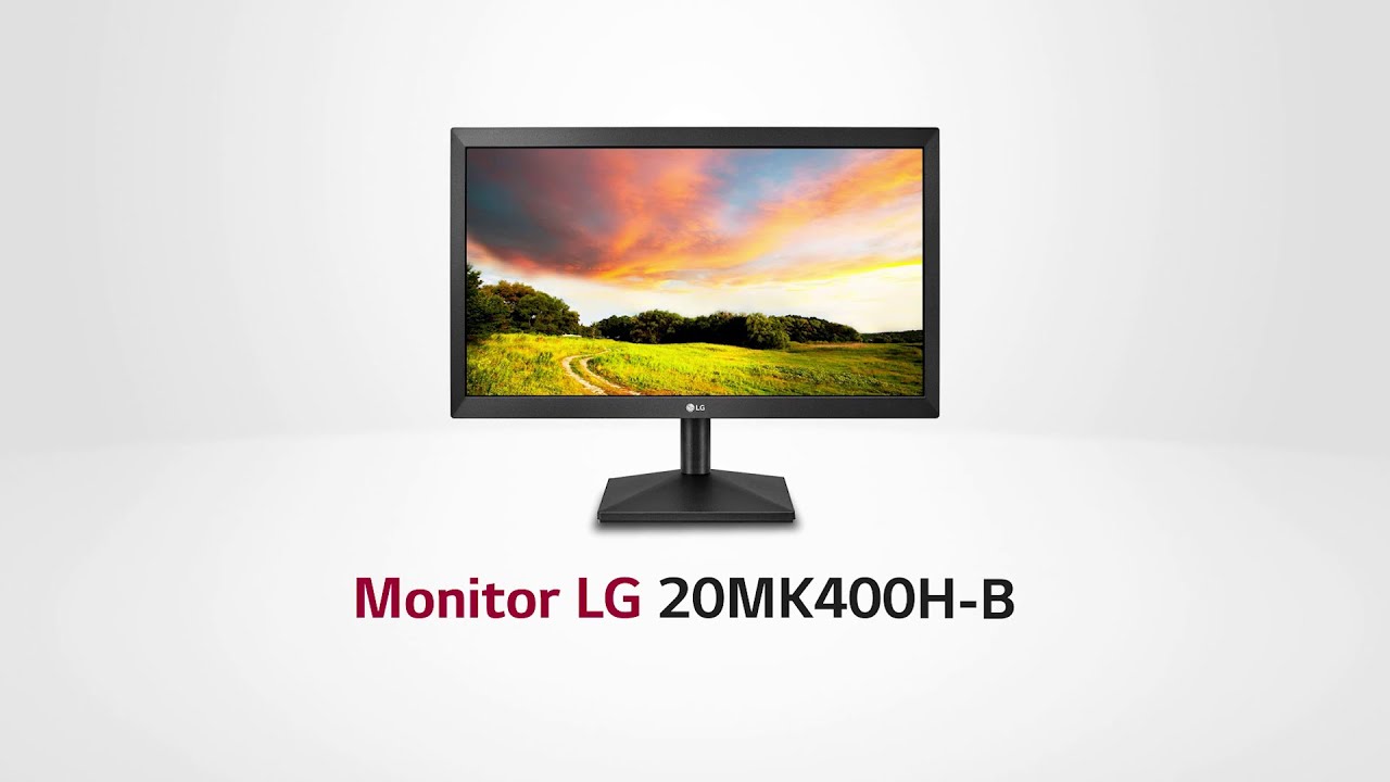 Monitor LG de 19.5” LED | Conveniente y flexible - YouTube