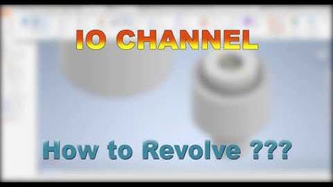 Tutorial Class - How to revolve at autodesk inventor 2020 ? #autodeskinventor #revolve #design3D