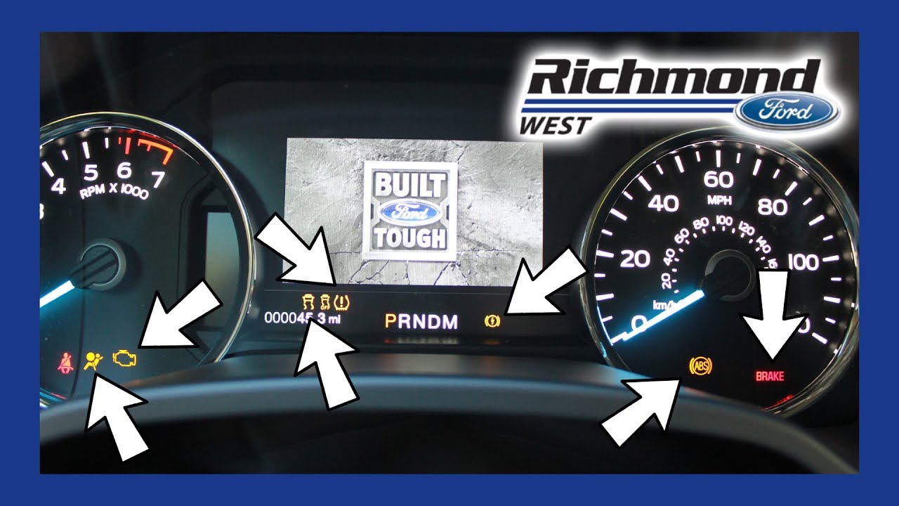 2023 Ford F150 Dash Symbols