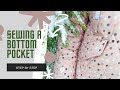 Sewing a bottom pocket | DIY step by step sewing tutorial | Down jacket/coat Siberia