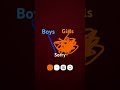 Girls bs boys