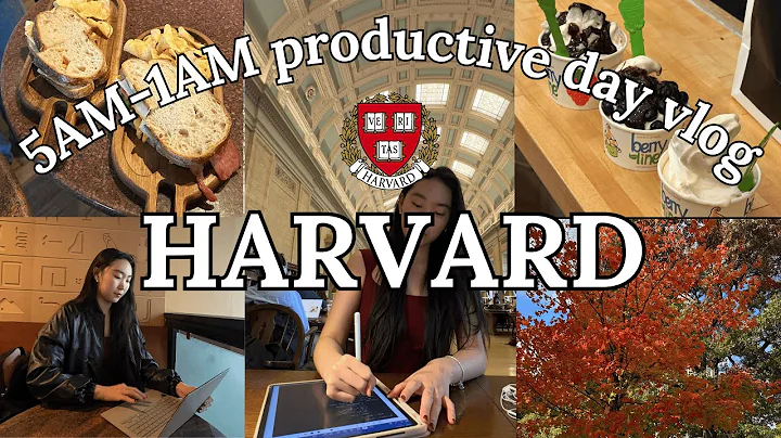 5AM to 1AM harvard SUPER productive & busy day in my life 📚 study motivation, business trip prep