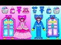 Do You Like Pink Or Blue House? - Rich SQUID GAME VS Poor Kissy Missy | DIY Paper Dolls & Cartoon