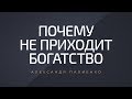 Почему не приходит богатство. Александр Палиенко.