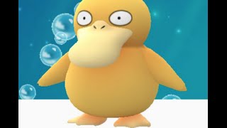 Psyduck evolves into Golduck - PokémonGo