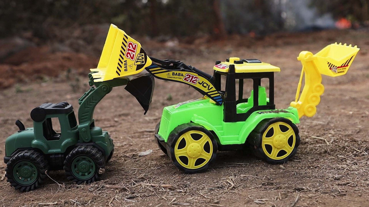 Normal JCB VS Army JCB | Army Toy JCB Crash 💥| Kids Toy Cars Video | Youtube Kids Video | Desi Toons