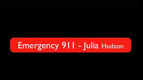 Julia Hudson (Jennifer Hudson's Sister) 911 Call R...