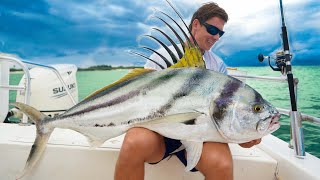 Once in a LIFETIME Catch! GIANT Rooster Fish (Catch Clean Cook)