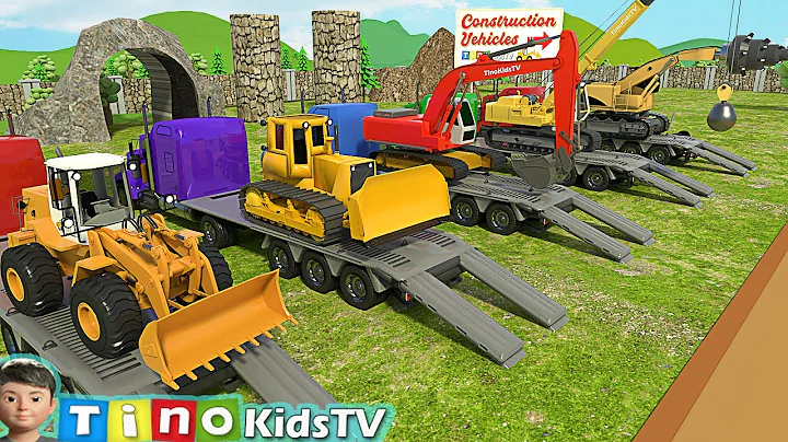 Construction Vehicles Show for Kids | Uses of Road...