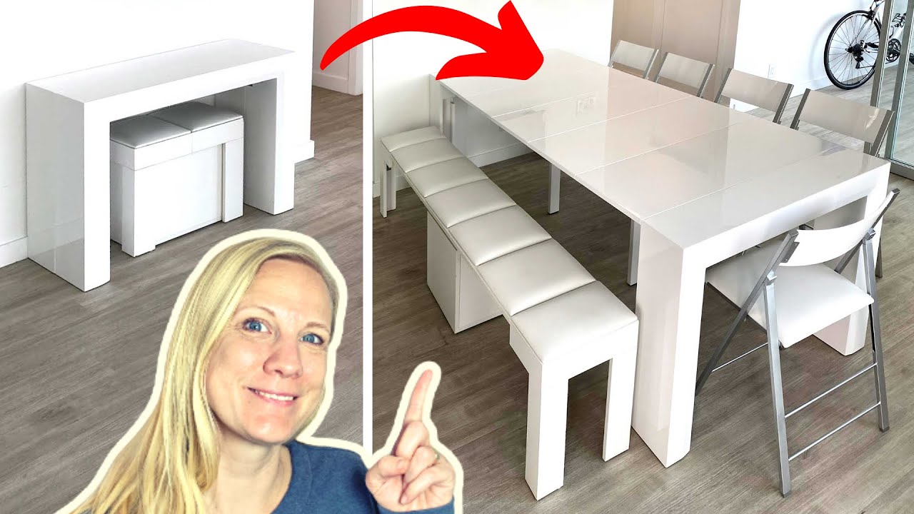 Sleek and Space-Saving Hidden Desk Furniture