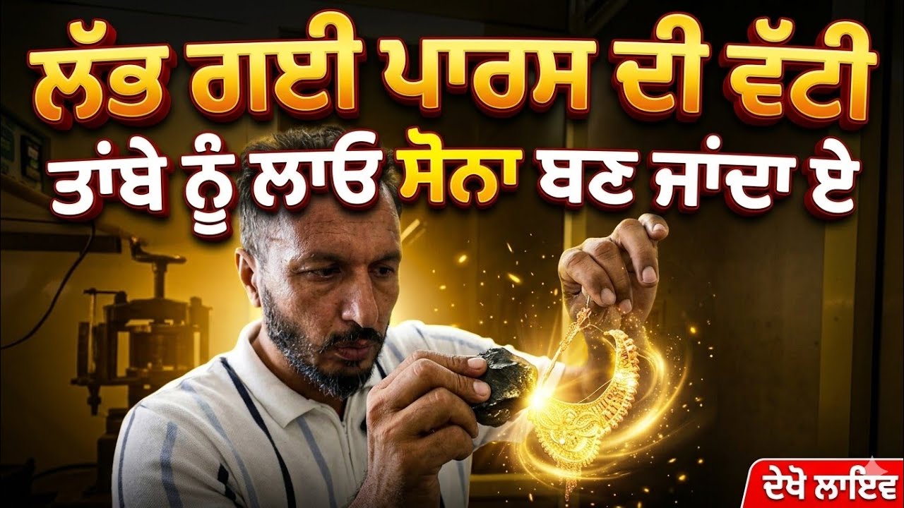 ⁣ਲੱਭ ਗਈ ਪਾਰਸ ਦੀ ਵੱਟੀ,, ਨਾਲ ਲੱਗਦੇ ਸਾਰ ਕਿਵੇਂ ਬਣਾ ਦਿੰਦੀ ਏ ਸੋਨਾ,, ਪਹਿਲੀ ਵਾਰ youtube ਤੇ ਲਾਇਵ 