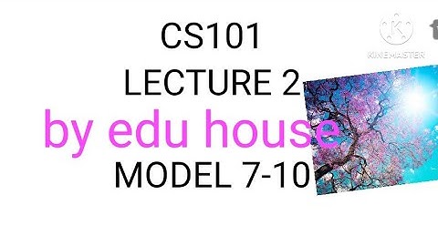 CS101|Lecture 7-10|INTRODUCTION TO COMPUTING|Virtual University 