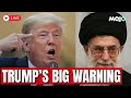 Trump Warns Of Major Military Force Moving Toward Iran Amid Rising Tensions Iran Protests