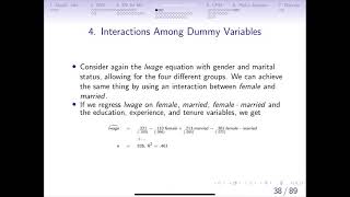 7.4a Interactions involving dummy variables